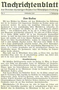 Mittelschule Freiburg (Elbe) Verein ehemaliger Schüler Mitteilungsblatt 5