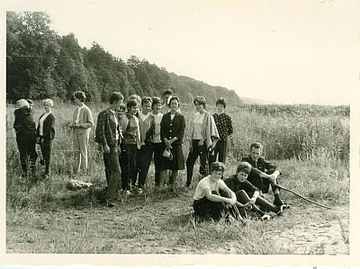 Mittelschule Freiburg (Elbe) Klassenfahrt 1963 Geesthacht  Elbufer