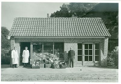 Das frühere Obst- und Gemüsegeschäft Hans Prange in Freiburg (Elbe)