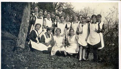 Schülerinnen der Hauswirtschaftsschule Kreis Kehdingen 1931