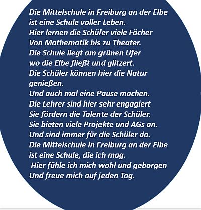 Mittelschule Freiburg (Elbe) BING Künstliche Intelligenz Gedicht